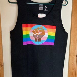 BIPOC trans pride flag tank top